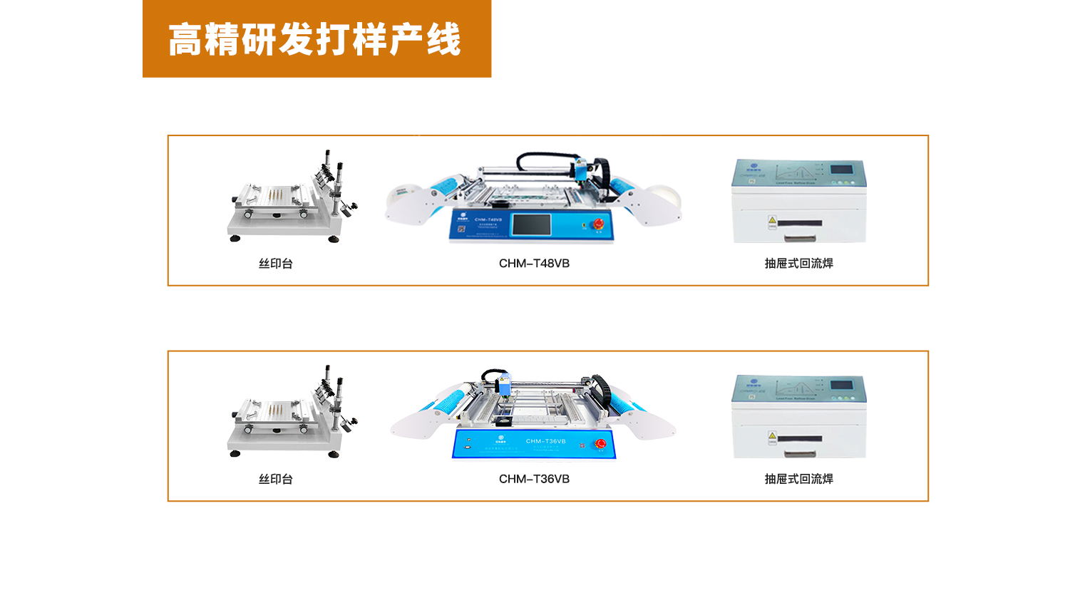 高精研发打样产线配置（三）